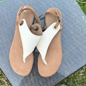 White Mountain White Sandals
